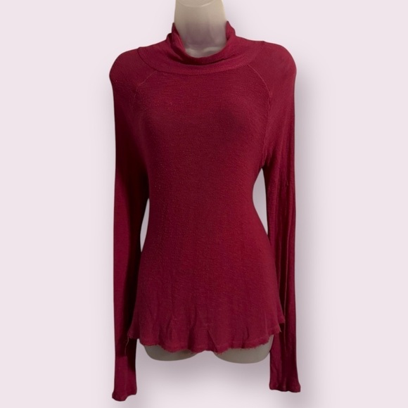 Free People Tops - Free People Intimately Cowl Neck Tunic Top Long Sleeve Stretch Layering Size M